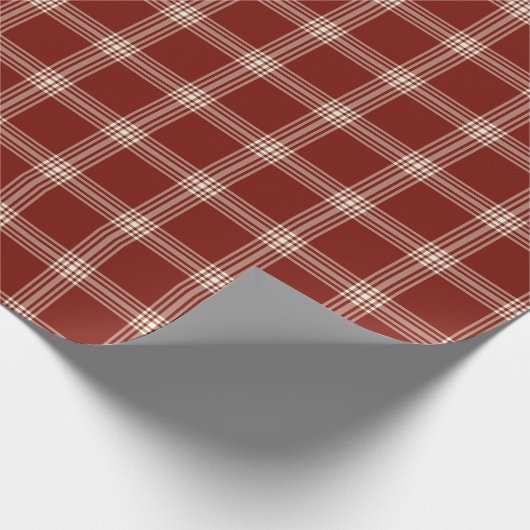 Rot und Weiß - klein Geschenkpapier (Ecke)