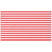 Rot und Weiß kräftig gestreift Tischdecke (Vorderseite (Horizontal))