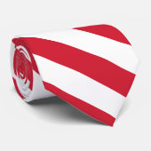 Rot und Weiß Krawatte (Gerollt)