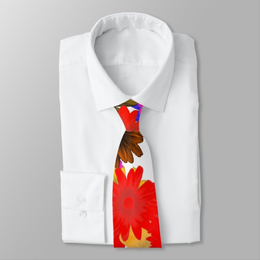 Rot und Weiß Krawatte (Gebunden)