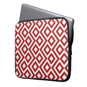 Rot und Weiß Laptopschutzhülle
