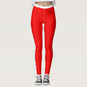 rot und weiß leggings (Vorderseite)