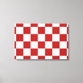 Rot und Weiß Leinwanddruck (Vorderseite)