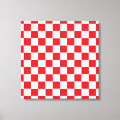 Rot und Weiß Leinwanddruck (Vorderseite)