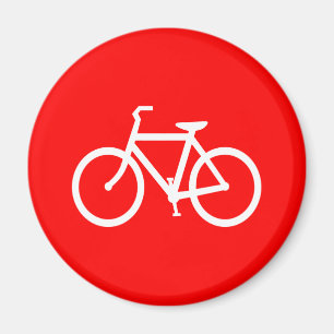 Rot und Weiß Magnet