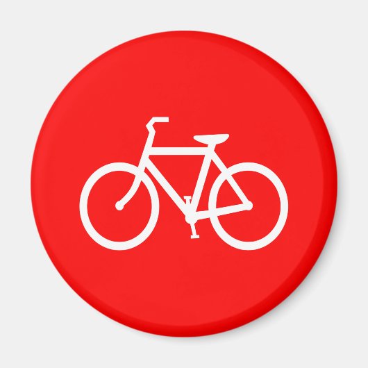 Rot und Weiß Magnet (Vorne)