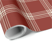 Rot und Weiß - Mittel Geschenkpapier (Rolleneckpunkt)