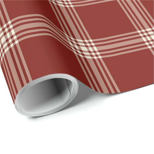 Rot und Weiß - Mittel Geschenkpapier (Rolleneckpunkt)