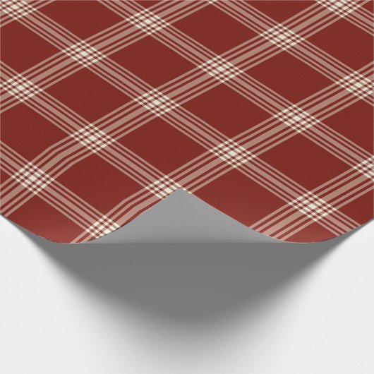 Rot und Weiß - Mittel Geschenkpapier (Ecke)