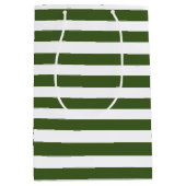 Rot und Weiß Mittlere Geschenktüte (Vorderseite)