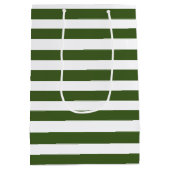 Rot und Weiß Mittlere Geschenktüte (Rückseite)