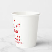 Rot und Weiß Pappbecher (Links)