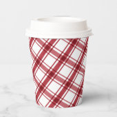 rot und weiß pappbecher (Rückseite)