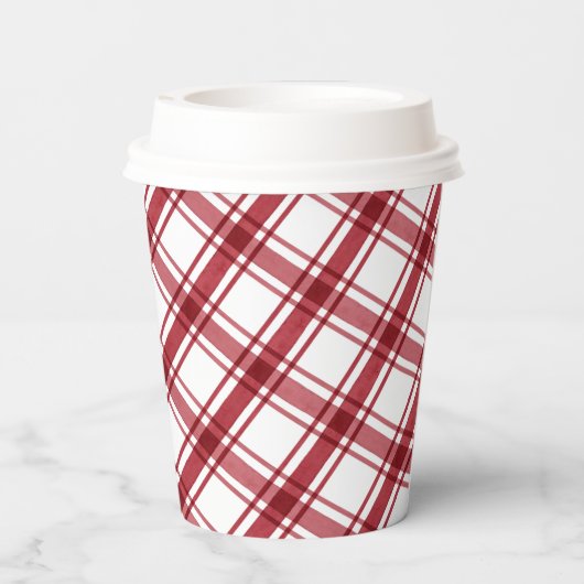 rot und weiß pappbecher (Rückseite)