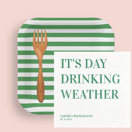 Rot und Weiß Pappteller