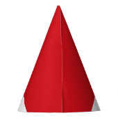 Rot und Weiß Partyhütchen (Rückseite)