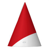 Rot und Weiß Partyhütchen (Links)