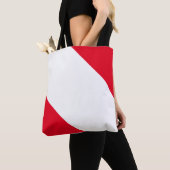 Rot und Weiß Personalisiert Tasche (Von Nahem)