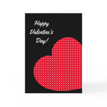 Rot und Weiß Polka Dot Herzchen Valentine