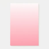 Rot und Weiß Post-it Klebezettel (Vorderseite)