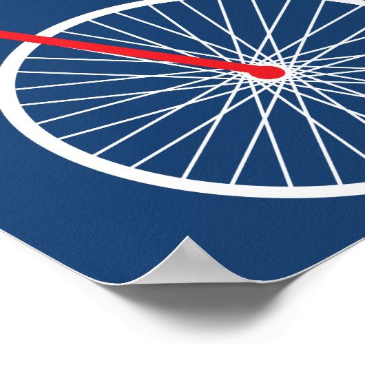 Rot und Weiß Poster (Ecke)