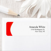 Rot und Weiß Schlicht Elegant Minimalistisch Moder (Insitu)