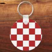 Rot und Weiß Schlüsselanhänger (Vorderseite)