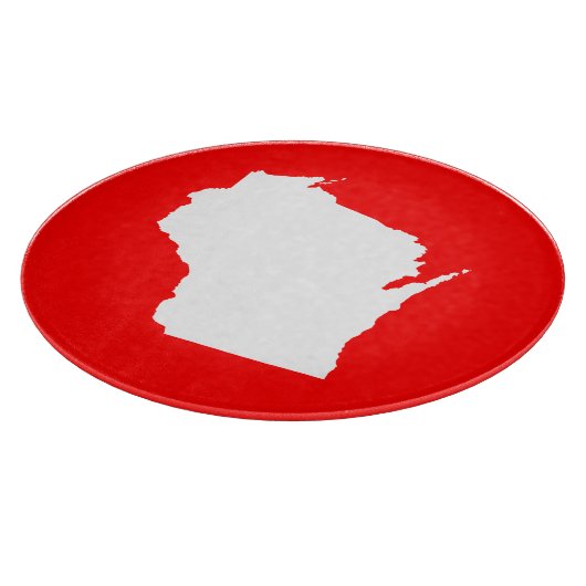 Rot und Weiß Schneidebrett (Ecke)