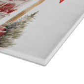 Rot und Weiß Schneidebrett (Ecke)