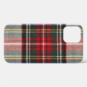 Rot und weiß Schottische Tartan kariert. Case-Mate iPhone Hülle (Rückseite (Horizontal))