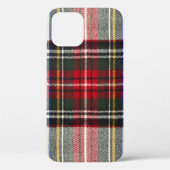 Rot und weiß Schottische Tartan kariert. Case-Mate iPhone Hülle (Rückseite)