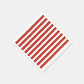 rot und weiß serviette (Ecke)