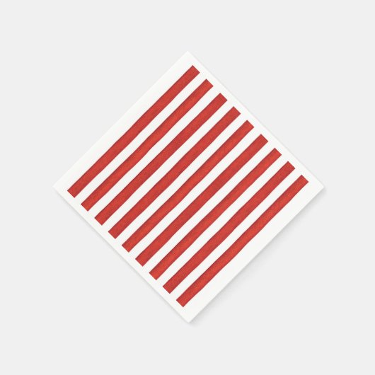 rot und weiß serviette (Ecke)