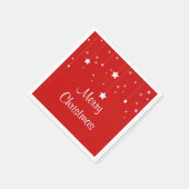 Rot und Weiß Serviette (Ecke)