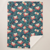 Rot und Weiß Sherpadecke (Vorderseite)