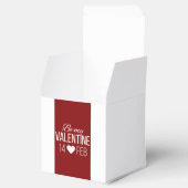 Rot und Weiß sind mein Valentinherz Geschenkschachtel (Geöffnet)