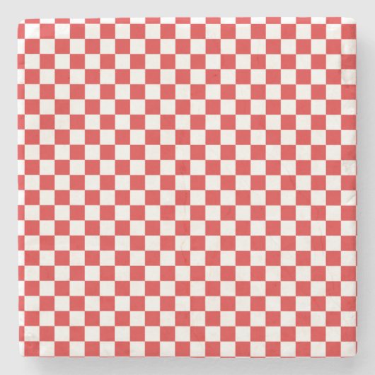 rot und weiß steinuntersetzer (Vorderseite)