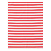 Rot und Weiß Stripes Tischdecke (Vorderseite)