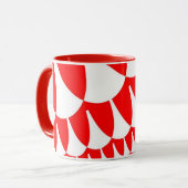 Rot und Weiß Tasse (Vorderseite Links)