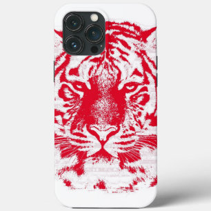 Rot und Weiß Tiger Case-Mate iPhone Hülle