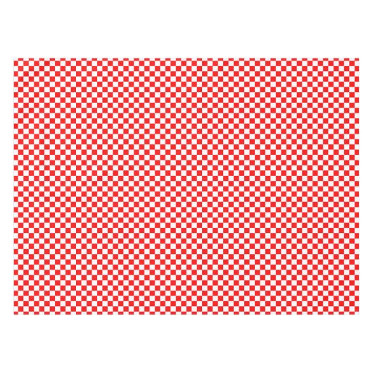 Rot und Weiß Tischdecke (Vorderseite (Horizontal))