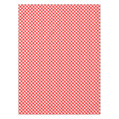 Rot und Weiß Tischdecke (Vorderseite)