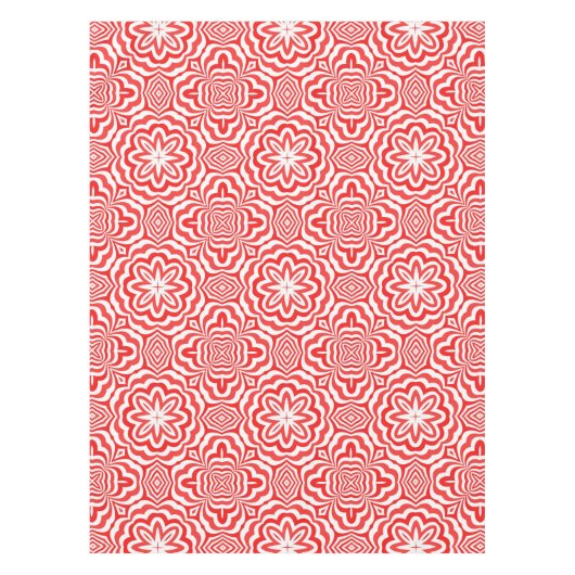 Rot und Weiß Tischdecke (Vorderseite)