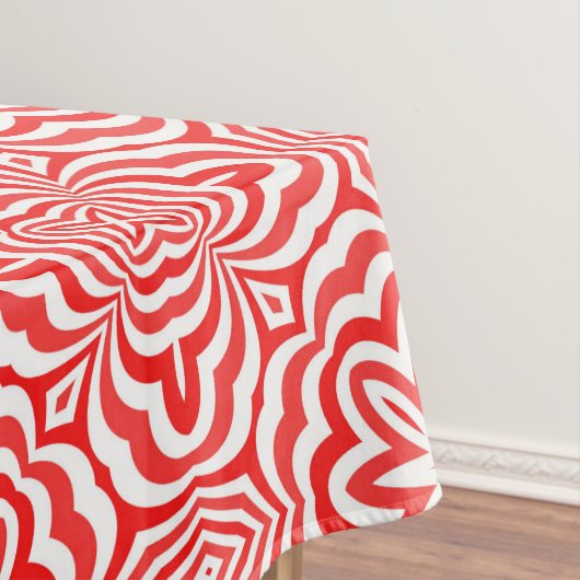 Rot und Weiß Tischdecke (Beispiel)