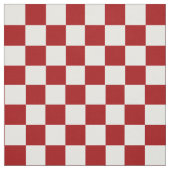 Rot und Weiß überprüftes Gewebe Stoff (Muster)