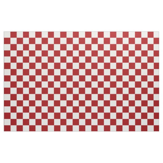 Rot und Weiß überprüftes Gewebe Stoff (Fat Quarter (45,7 x 55,9 cm))