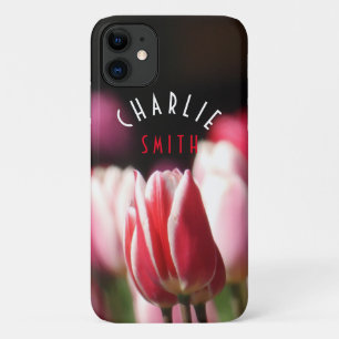 Rot und Weiß (und Rosa) Tulpen *Personalisieren* Case-Mate iPhone Hülle