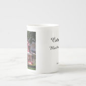 Rot und Weiß Viktorianisch - Martha's Vineyard Porzellantasse (Vorderseite)