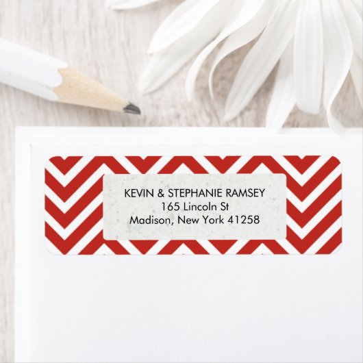 Rot und Weiß Zickzack (Insitu)