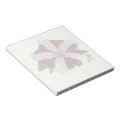 Rot und Weiße Petunia Notizblock (angewinkelt)